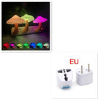 Night Light Mushroom LED Auto Sensor Warm Glow