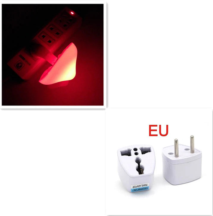 Night Light Mushroom LED Auto Sensor Warm Glow
