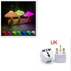 Night Light Mushroom LED Auto Sensor Warm Glow
