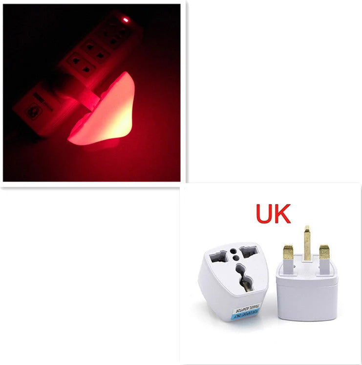 Night Light Mushroom LED Auto Sensor Warm Glow