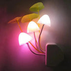 Night Light Mushroom Shape Auto Light Sensor & Energy-Saving