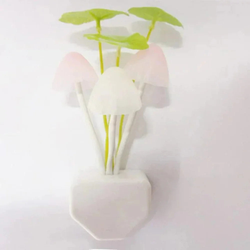 Night Light Mushroom Shape Auto Light Sensor & Energy-Saving