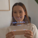 Night Light Personalized Engraved LED Acrylic & Wood