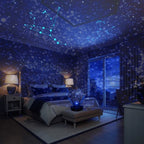Night Light Projector Nebula Starfield Adjustable Brightness USB & Battery