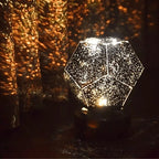 Night Light Projector Nebula Starfield Adjustable Brightness USB & Battery