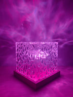 Night Light Projector Water Wave Effect Remote Control