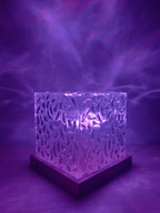 Night Light Projector Water Wave Effect Remote Control