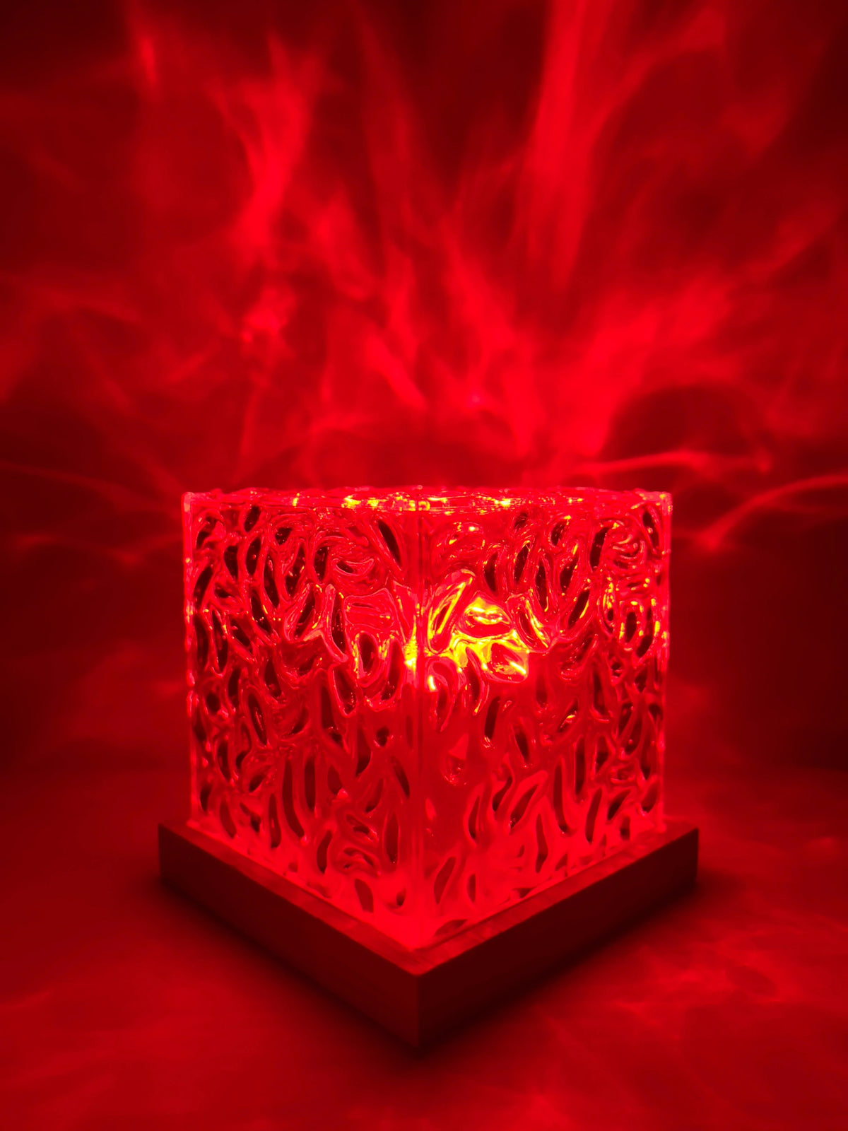 Night Light Projector Water Wave Effect Remote Control