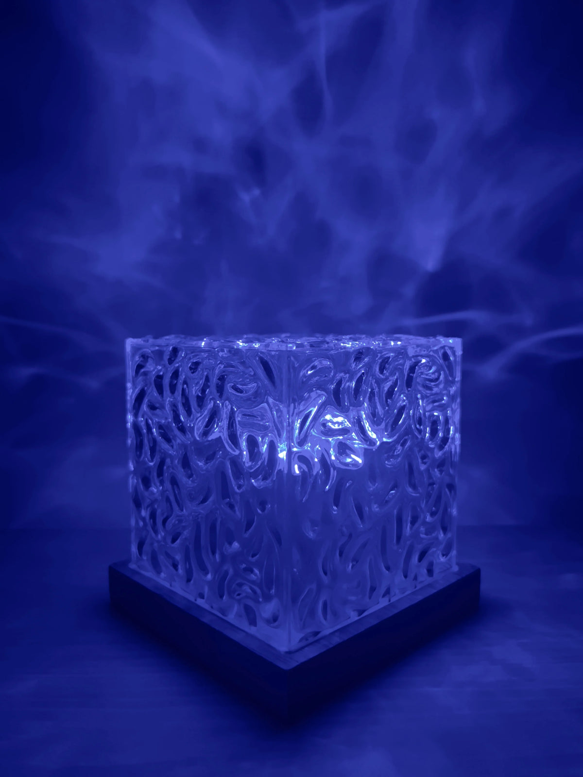 Night Light Projector Water Wave Effect Remote Control