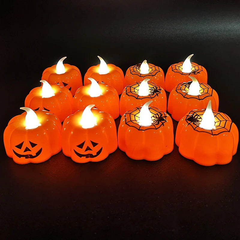 Night Light Pumpkin Flickering LED