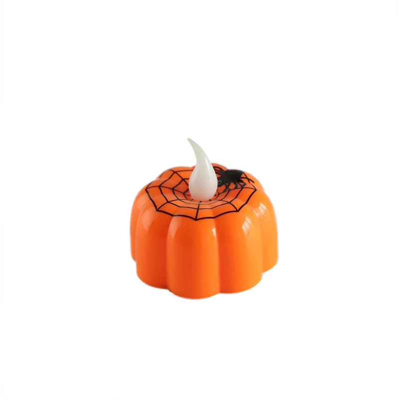 Night Light Pumpkin Jack-O-Lantern LED Flicker Battery-Powered