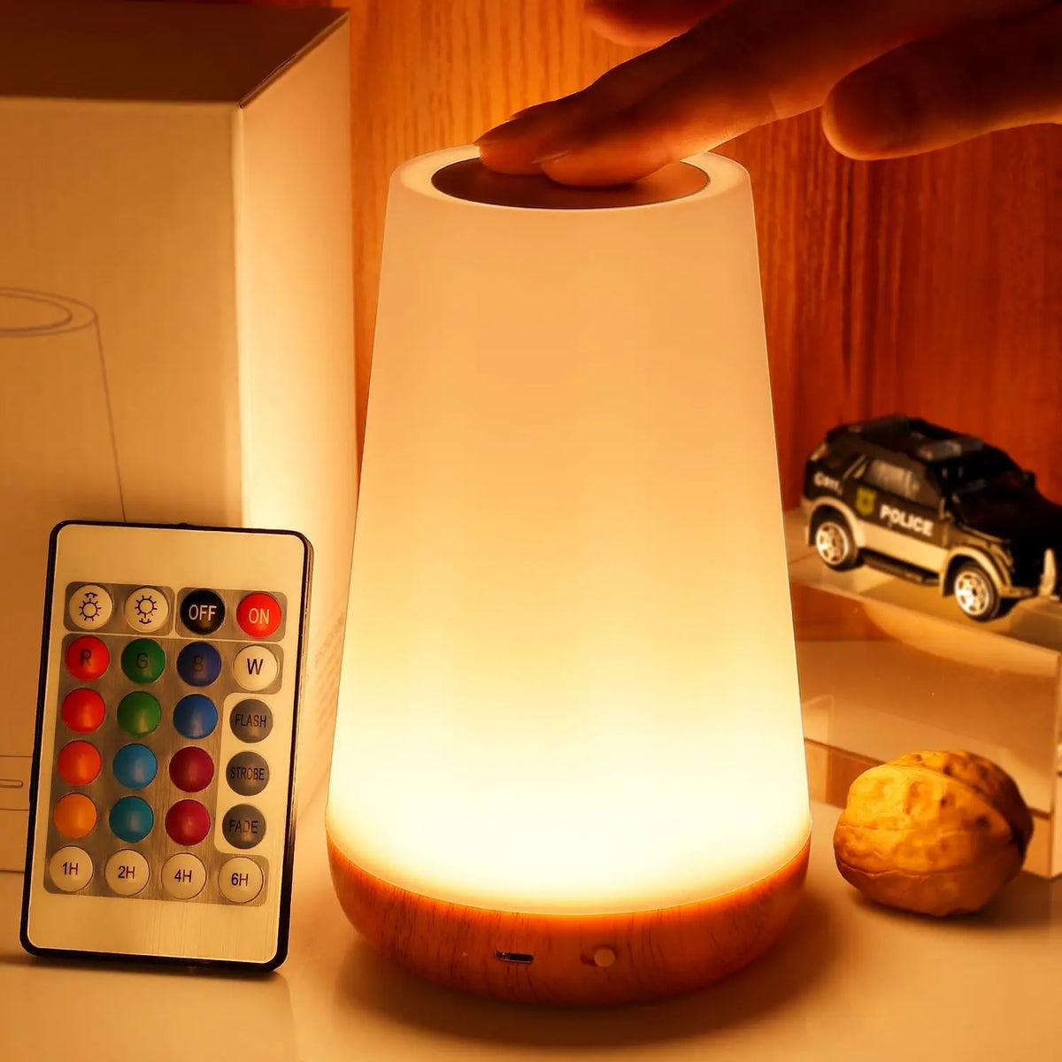 Night Light Rechargeable RGB Touch & Remote