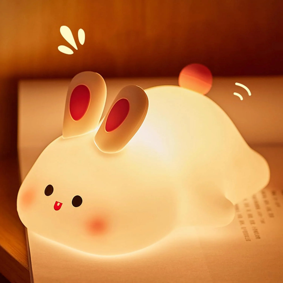 Night Light Soft Silicone Touch-Control Rechargeable