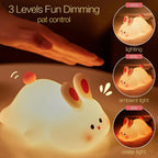 Night Light Soft Silicone Touch-Control Rechargeable