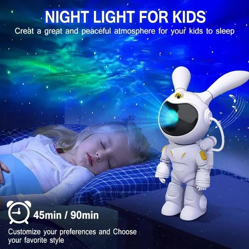 Night Light Starry Projection Push-Button Energy-Efficient