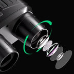 Night Vision Binoculars 4K HD 5x Zoom Rechargeable Battery