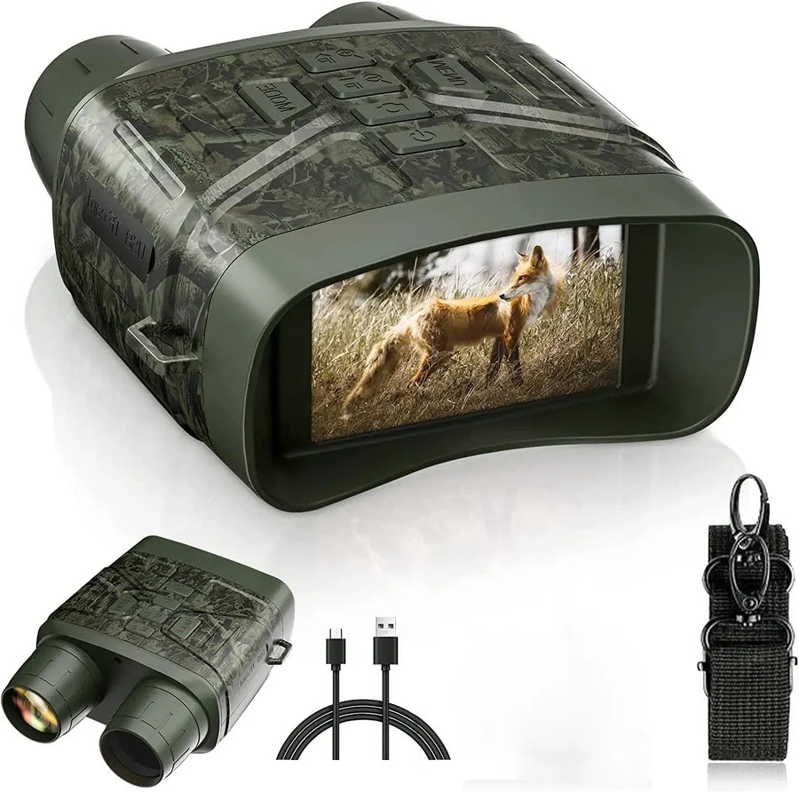 Night Vision Binoculars 4K HD Recording 5x Magnification