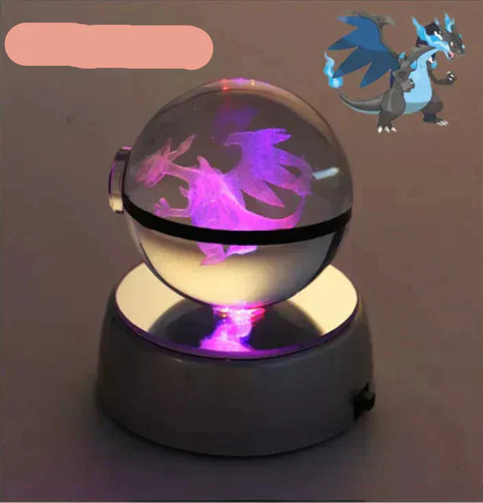 Nightlight Crystal Design Touch Control & USB Rechargeable