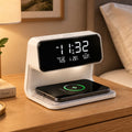 Nightstand Lamp 3-in-1 Touch Dimmable Wireless Charging Clock
