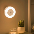 Nightstand Lamp USB Rechargeable Warm & White Light