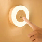 Nightstand Lamp USB Rechargeable Warm & White Light