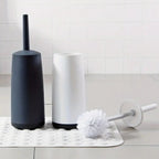 No-Dead-Corner Hard-Bristle Long-Handle Toilet Brush & Holder