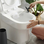No-Dead-Corner Hard-Bristle Long-Handle Toilet Brush & Holder