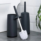 No-Dead-Corner Hard-Bristle Long-Handle Toilet Brush & Holder