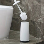 No-Dead-Corner Hard-Bristle Long-Handle Toilet Brush & Holder