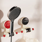 No-Drill Locking Adjustable Shower Head Holder