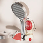 No-Drill Locking Adjustable Shower Head Holder