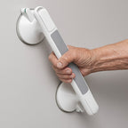 No-Drill Suction-Lock Ergonomic Bathroom Grab Bar (With Safety Indicator)