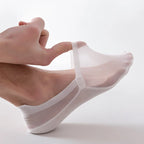 No-Show Ankle Socks Anti-Slip Heel & Breathable Mesh