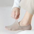 No-Show Ankle Socks Anti-Slip Heel & Breathable Mesh