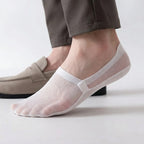 No-Show Ankle Socks Anti-Slip Heel & Breathable Mesh
