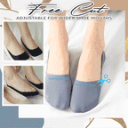 No-Show Socks Non-Slip Silicone Grip Breathable Cotton 3-Pair Set