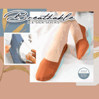 No-Show Socks Non-Slip Silicone Grip Breathable Cotton 3-Pair Set