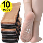 No-Show Socks Ultra-Thin Breathable Polyester 10 Pairs