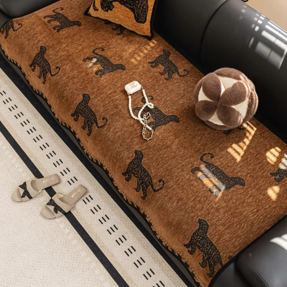Non-Slip Microfiber Chenille Sofa Cover