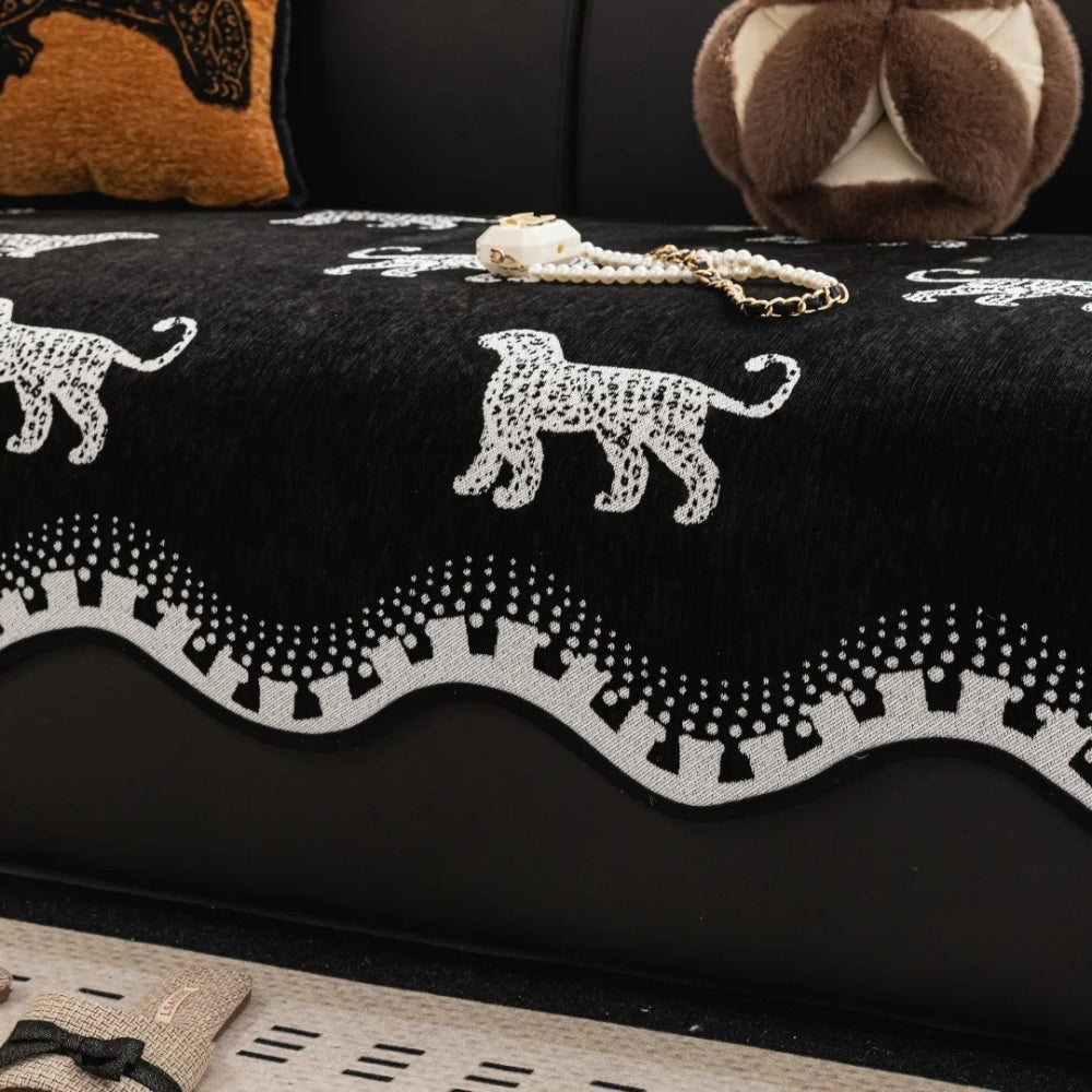 Non-Slip Microfiber Chenille Sofa Cover