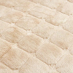 Non-Slip Plush Microfiber Quilted Recliner Cover (Single Recliner)