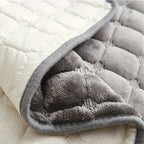 Non-Slip Plush Microfiber Quilted Recliner Cover (Single Recliner)