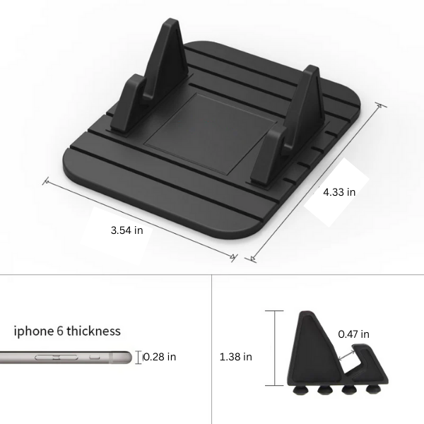 Non-Slip Silicone Dashboard Phone Mount