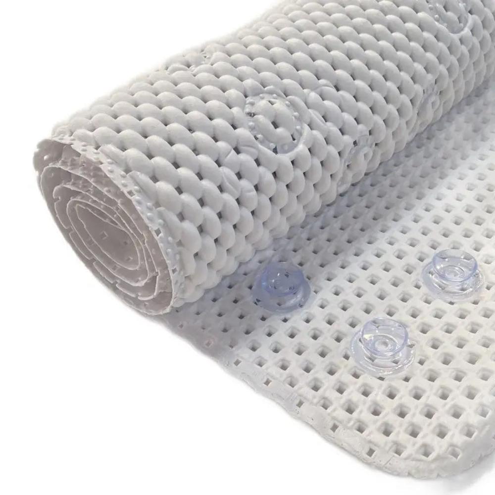 Non-Slip Suction-Cup Foam Bath Mat (Machine-Washable)