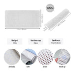 Non-Slip Suction-Cup Foam Bath Mat (Machine-Washable)