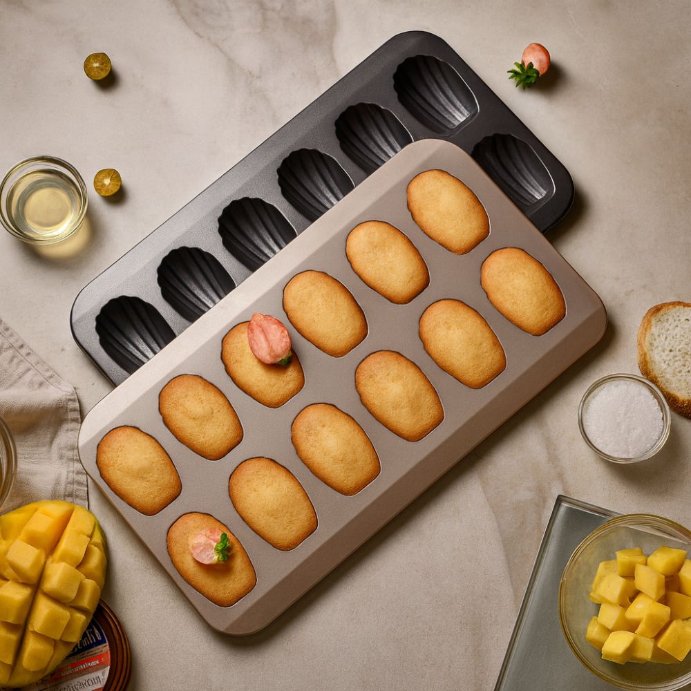 Non-Stick Carbon Steel Shell Mini Cake Mold (Single-Serve)