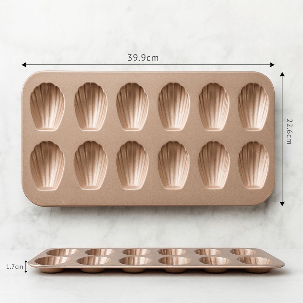 Non-Stick Carbon Steel Shell Mini Cake Mold (Single-Serve)