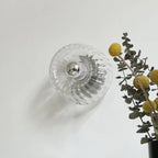 Nordic Bauhaus Glass Wall Sconce (Silver & Gold)