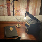 Nordic Crow Sculptural LED Table Lamp (Wall-Mount Option)