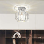 Nordic Glass & Crystal Flush Mount Ceiling Light